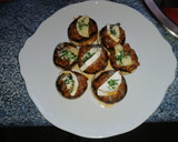 Foto del paso 4 de la receta: Champiñones rellenos de ternera y queso de cabra