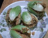 A picture of step 3 of Stuffed Baingan.