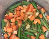 A picture of step 1 of Drumstick Soup.