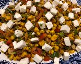 A picture of step 4 of Mexican-ish salad.