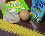 Foto langkah ke 1 dari resep Spageti SJaLur (susu keju ayam telur).