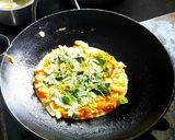 A picture of step 3 of Healthy breakfast wheat flour onion uttapam.