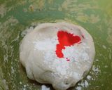 Foto langkah ke 10 dari resep Cireng Merah Putih🇮🇩 Isi Kornet-Sosis Pedas.