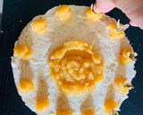A picture of step 22 of Puran Cake or Puran Poli Cake.
