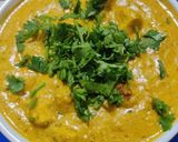 A picture of step 4 of Paneer makhni.