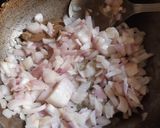 A picture of step 2 of Tofu butter masala.