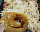 Foto langkah ke 10 dari resep Whole wheat pizza roll alias pizza gulung tepung gandum utuh.