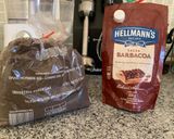 Foto del paso 2 de la receta: Carre de cerdo con salsa barbacoa manzanas y puré de batatas