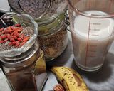 Diós, banános, zabos turmix (vegán) recept fázis 1 fotója