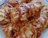 Pikáns sajtos csirkecombok recept fázis 3 fotója