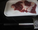 Foto del paso 6 de la receta Entrecot al grill doble con pimiento y tomate