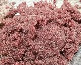 A picture of step 6 of Beetroot rava ladoo.
