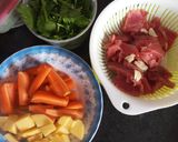 Hình bước làm 1 của món Canh thịt bò