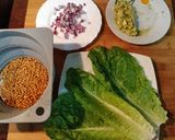 Foto del paso 3 de la receta: Tacos veganos de lechuga con lentejas y calabaza