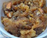 A picture of step 6 of Banana bread halwa.