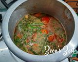 A picture of step 2 of Three Lentils Khatti Daal.