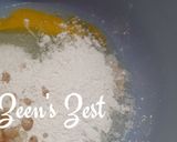A picture of step 1 of Custard Apple Waffles.