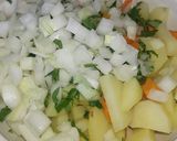 A picture of step 5 of Potato, Carrot, and Egg Salad.