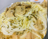 Foto del paso 6 de la receta: 🍜PASTA SECA🍜 (TALLARINES) 🍜CON SALSA CREMOSA DE 🍄🍄CHAMPIGNONES 🍄