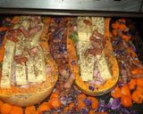 Foto del paso 4 de la receta: Zapallo anco relleno (apto celiacos)