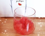 Une image de l'étape 4 de Granité pastèque 🍉 # juillet.