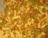 A picture of step 5 of Beef Keema Pasta.