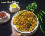 A picture of step 7 of Jowar Flour Khichu OR Sorghum Flour Porridge.