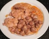 Foto del paso 4 de la receta: Lomo con nata light champiñones en olla GM g apto para diabético