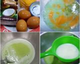 รูปขั้นตอนการทำที่ 6 ของ ข้าวเหนียวมูนดอกอัญชันสังขยาใบเตย