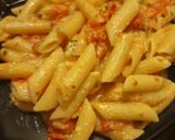 Une image de l'étape 6 de Penne à la Feta ou Burrata.