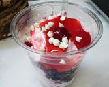 A picture of step 3 of Strawberry cheese delight.
