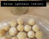 Une image de l'étape 1 de Halwa (gâteaux indien).