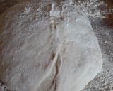 A picture of step 4 of My style no knead French baguette.
