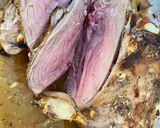 Une image de l'étape 6 de Gigot d’agneau à l’ail, miel, moutarde et muscat.