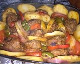 A picture of step 5 of Kofta with Potatoes.