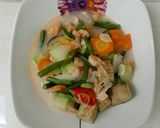 Foto langkah ke 4 dari resep Lodeh Udang Lombok Ijo.
