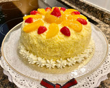 Foto del paso 13 de la receta: Tarta con frutas y nata