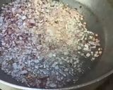 A picture of step 1 of Yakhni pulao.