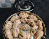 * வெஜ் சம்பா ரவை, கொழுக்கட்டை*(wheat rava veg kolukattai recipe in tamil) ரெசிபி ஸ்டேப் 7 புகைப்படம்