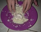 Foto langkah ke 5 dari resep Frozen Nugget Ayam Udang isi Keju Moza cocok untuk anak.