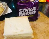A picture of step 2 of Bread sandwich.