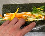 A picture of step 3 of Japanese Nori Wrapping Salad.