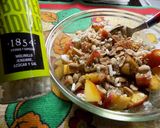 Foto del paso 6 de la receta: Postre saludable con duraznos, avena, maní, coco y algo más (2)
