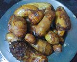 A picture of step 1 of Kanda Arbi fry/onion colocasia fry.