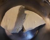 A picture of step 2 of Thandai flavoured Kacha-Golla Modak.