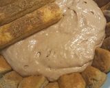 A picture of step 4 of Zuccotto with Hazelnut Bavarian Cream.