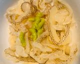 Hình bước làm 8 của món Vào bếp cùng con: gỏi sứa wasabi