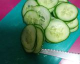 Foto del paso 1 de la receta: Ensalada de queso fresco pepino y mango