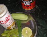A picture of step 2 of Aloe vera grapes healthy mocktail.