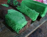 Foto langkah ke 6 dari resep Brownis kukus pandan coklat.